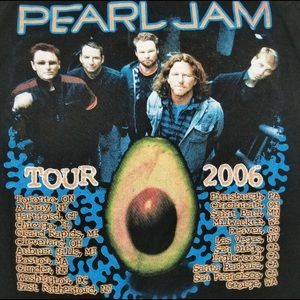 DELTA PEARL JAM 2006 TOUR SHIRT